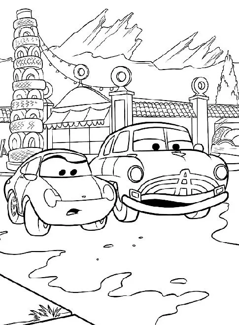 Láminas para Colorear - Coloring Pages: Cars para colorear y ...