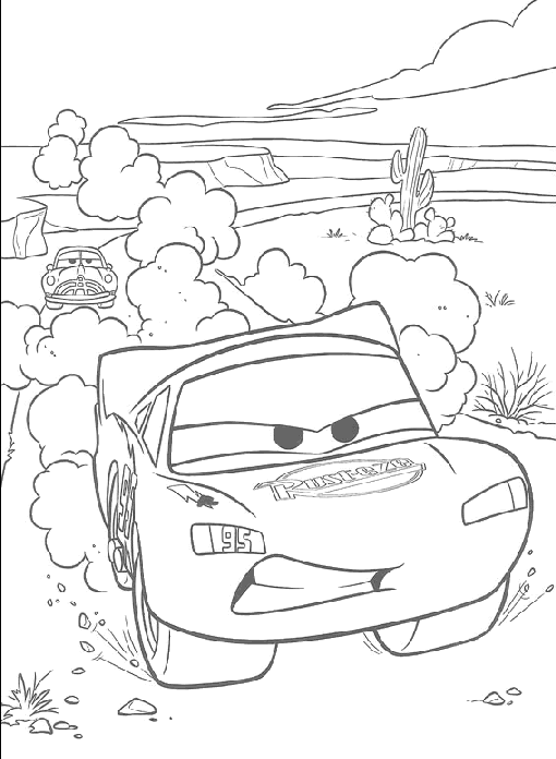 LAMINAS PARA COLOREAR - COLORING PAGES: Cars para dibujar pintar ...