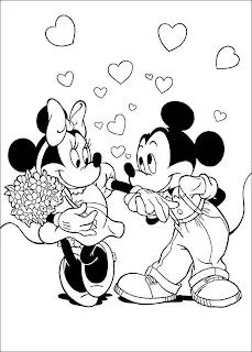 LAMINAS PARA COLOREAR - COLORING PAGES: La Casa de Mickey Mouse ...