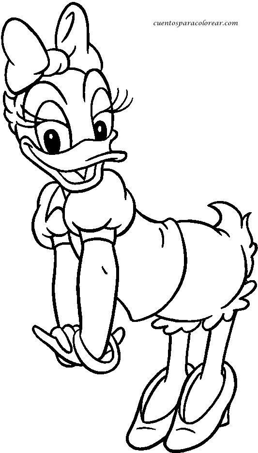 LAMINAS PARA COLOREAR - COLORING PAGES: Daisy (La Pata Daisy) para ...