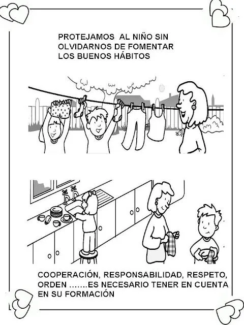 LAMINAS PARA COLOREAR - COLORING PAGES: Deberes y Derechos del ...