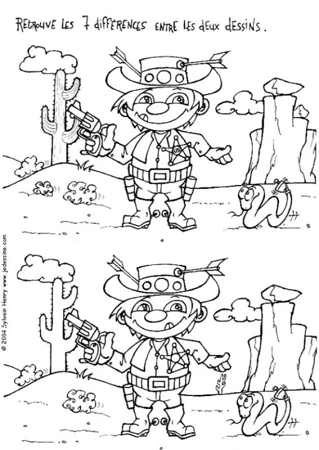 LAMINAS PARA COLOREAR - COLORING PAGES: Encuentra las diferencias ...