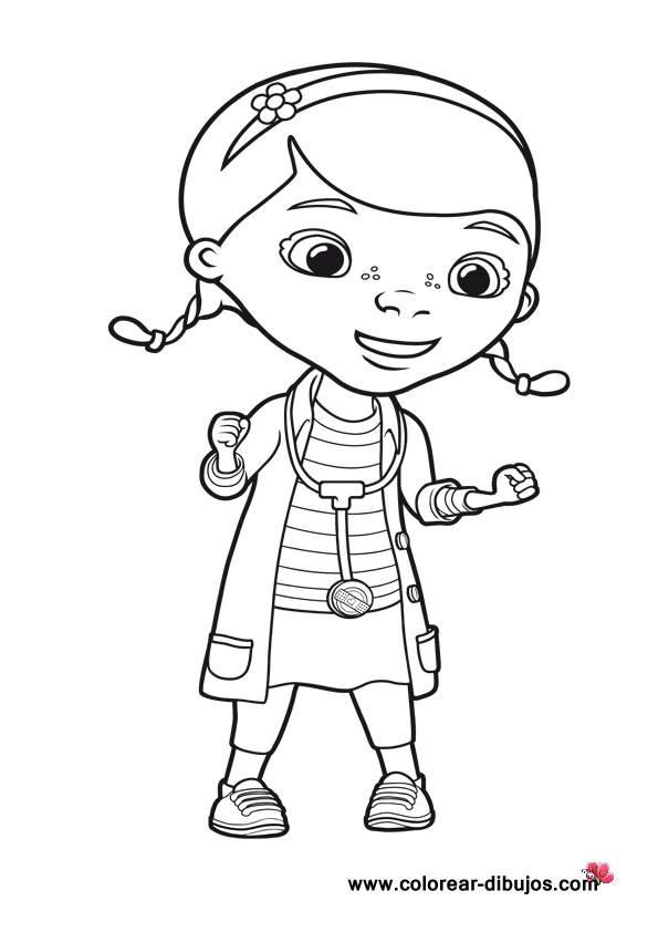 LAMINAS PARA COLOREAR - COLORING PAGES: Doctora Juguetes para ...