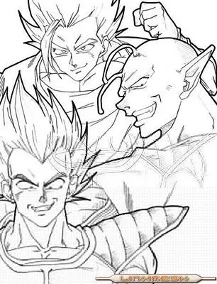 Láminas para Colorear - Coloring Pages: Dragon Ball GT para ...