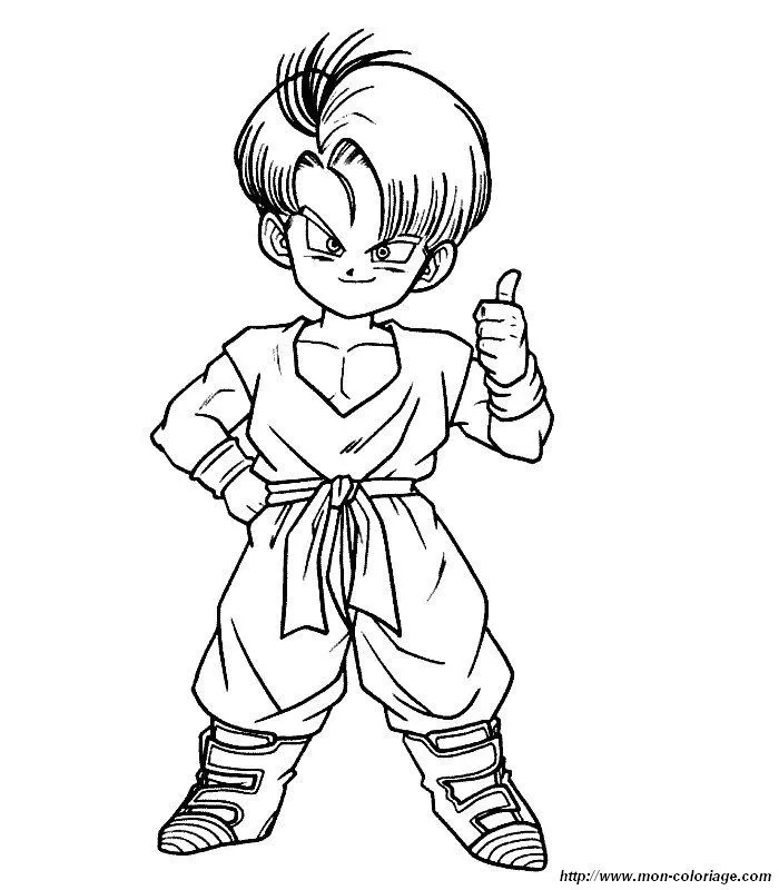 LAMINAS PARA COLOREAR - COLORING PAGES: Dragon Ball GT para ...