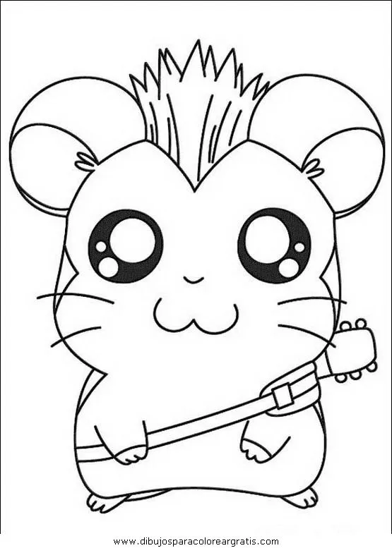 LAMINAS PARA COLOREAR - COLORING PAGES: Hamtaro para dibujar ...