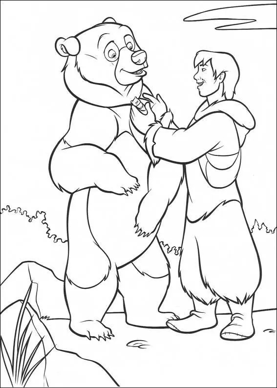 LAMINAS PARA COLOREAR - COLORING PAGES: Hermano Oso para dibujar ...