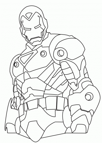 Láminas para Colorear - Coloring Pages: Ironman para dibujar ...