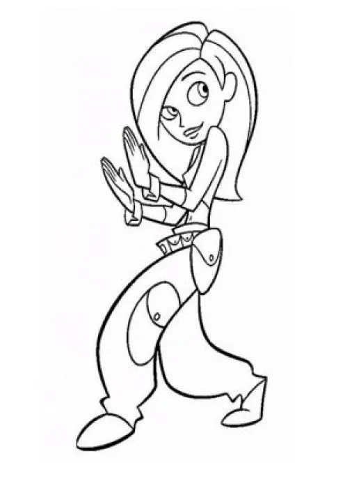 LAMINAS PARA COLOREAR - COLORING PAGES: kimpossible para dibujar ...