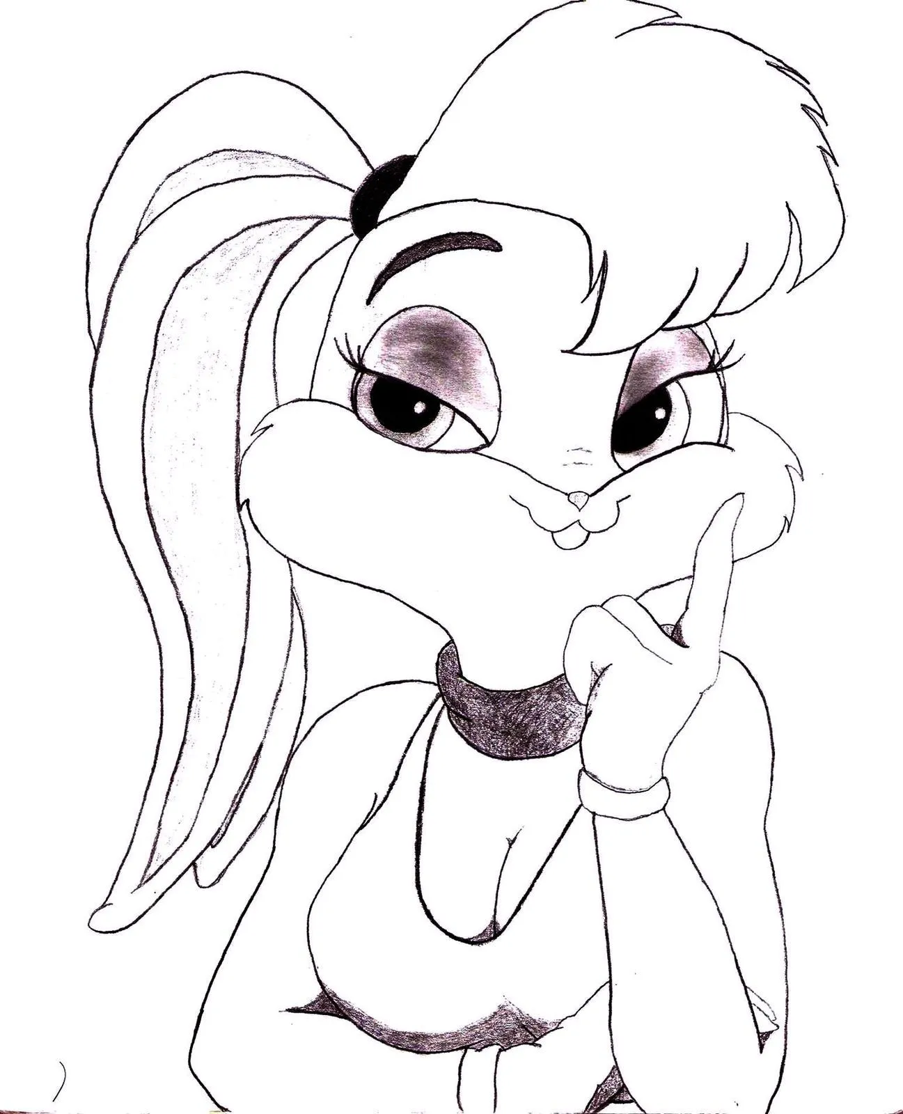 LAMINAS PARA COLOREAR - COLORING PAGES: Lola Bunny la novia de ...