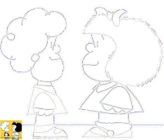 LAMINAS PARA COLOREAR - COLORING PAGES: mafalda para dibujar ...