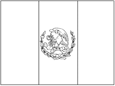 LAMINAS PARA COLOREAR - COLORING PAGES: Mapa y Bandera de Mexico ...