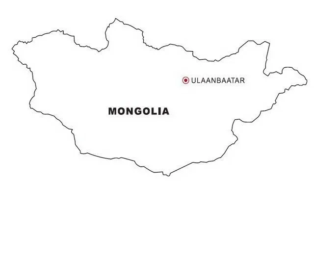 Láminas para Colorear - Coloring Pages: Mapa y Bandera de Mongolia ...