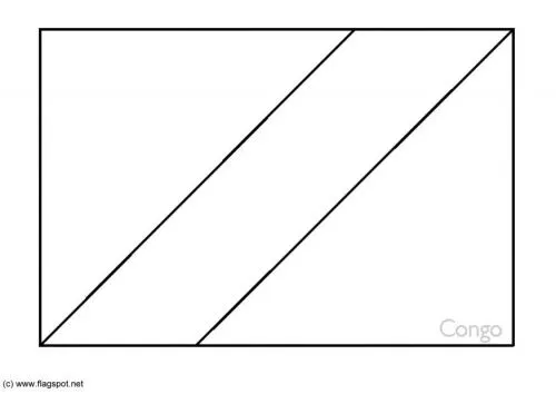 Láminas para Colorear - Coloring Pages: Mapa y bandera de Congo ...