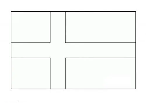 Mapa y Bandera de Suecia para dibujar pintar colorear imprimir ...