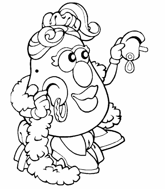 Laminas para Colorear | Coloring Pages: Mr Potato, Señor y Señora ...