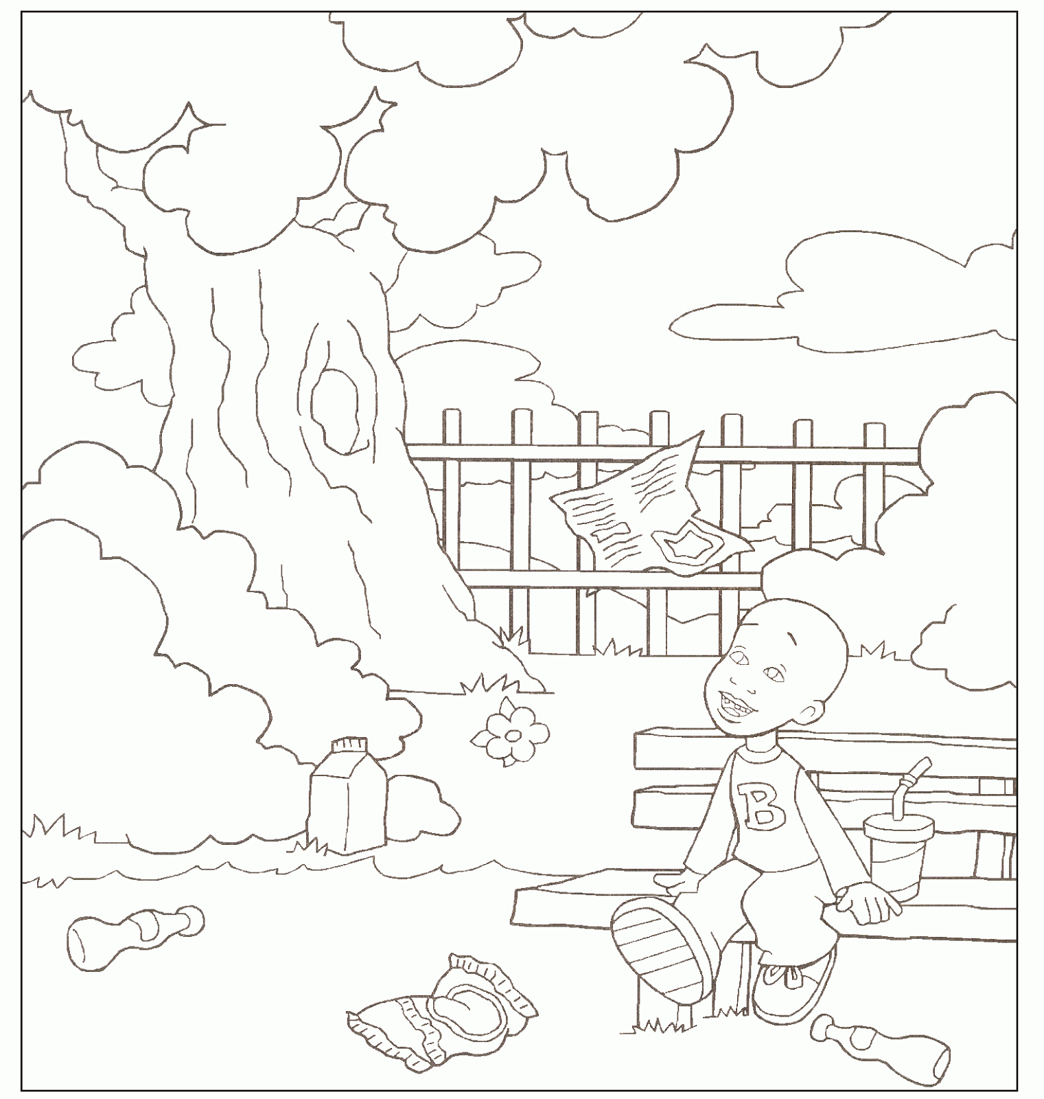 LAMINAS PARA COLOREAR - COLORING PAGES: Pequeño Bill Little Bill ...