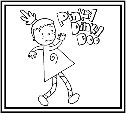 Láminas para Colorear - Coloring Pages: Pinky Dinky Doo para ...