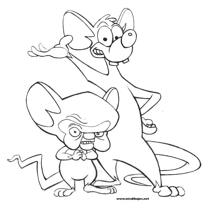 LAMINAS PARA COLOREAR - COLORING PAGES: Pinky y Cerebro para ...