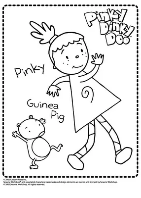 Pinky Dinky Doo para dibujar pintar colorear imprimir recortar y ...