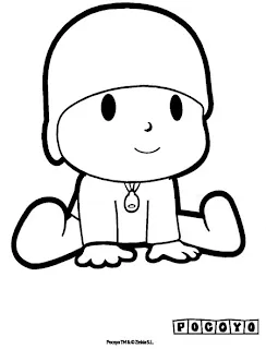 LAMINAS PARA COLOREAR - COLORING PAGES: Pocoyo para dibujar ...