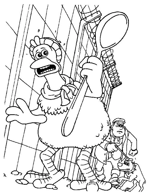 LAMINAS PARA COLOREAR - COLORING PAGES: Pollitos en Fuga ...