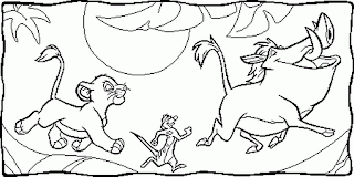 LAMINAS PARA COLOREAR - COLORING PAGES: El Rey Leon para dibujar y ...