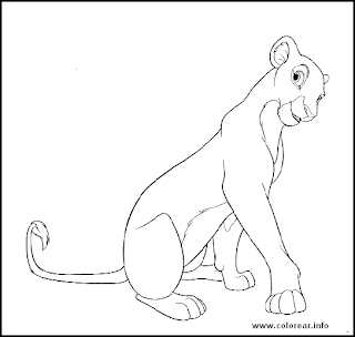 LAMINAS PARA COLOREAR - COLORING PAGES: El Rey Leon para dibujar y ...