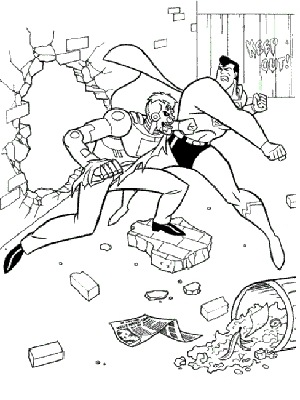 Láminas para Colorear - Coloring Pages: Superman para dibujar ...