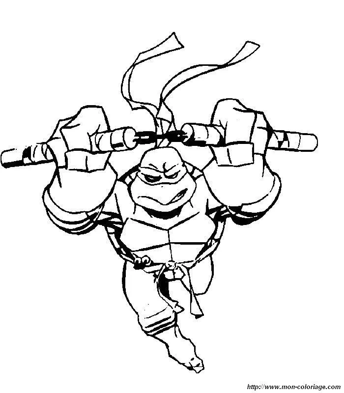 LAMINAS PARA COLOREAR - COLORING PAGES: Las Tortugas Ninjas para ...