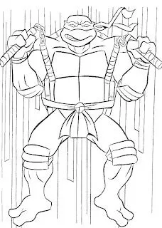 LAMINAS PARA COLOREAR - COLORING PAGES: Las Tortugas Ninjas para ...