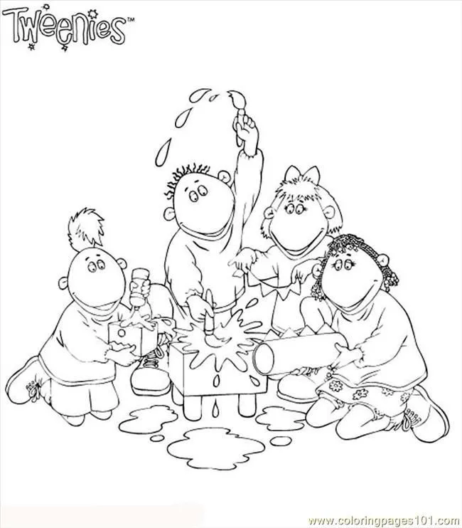 LAMINAS PARA COLOREAR - COLORING PAGES: Tweenies para dibujar ...