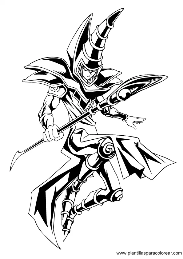 LAMINAS PARA COLOREAR - COLORING PAGES: Yu Gi Oh para dibujar ...