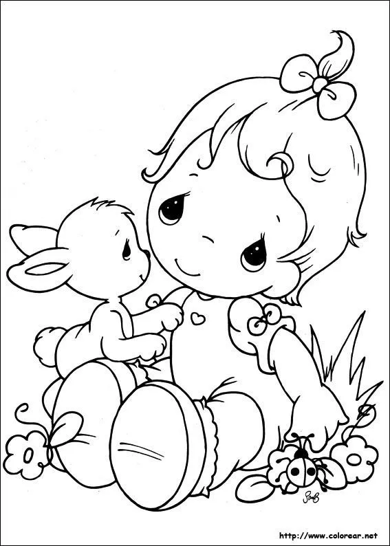 Láminas para imprimir y pintar de Precious Moments - Imagui
