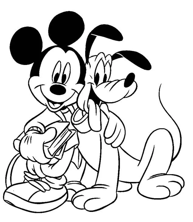 Láminas de Mickey Mouse para imprimir - Imagui