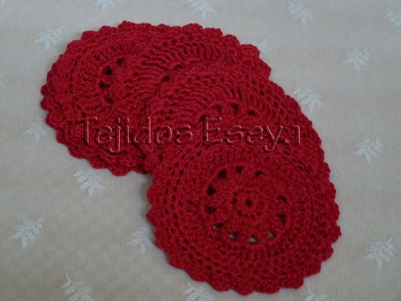 Lanaterapia: Posavasos en crochet