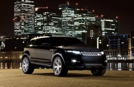 Land Rover LRX Concept, de color negro