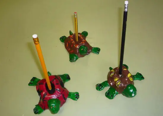 Lapicero con forma de Tortuga | Manualidades Infantiles