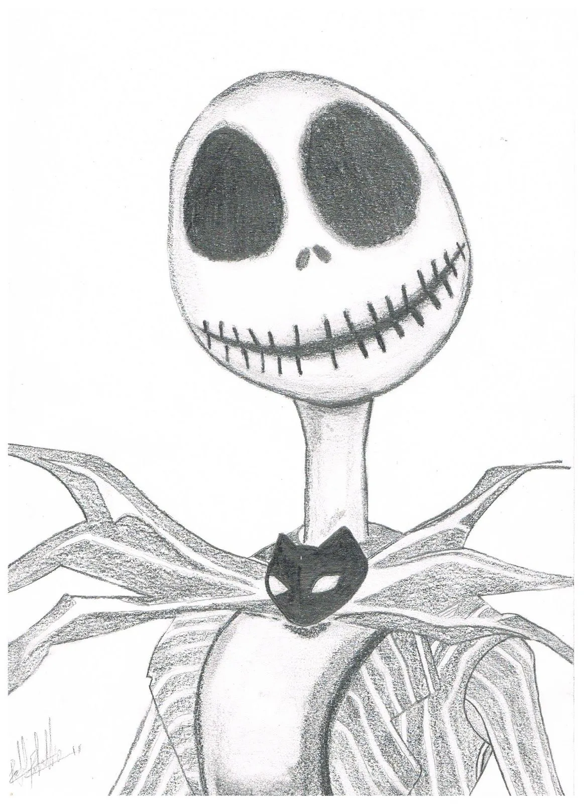 Lápiz y papel: Jack Skellington