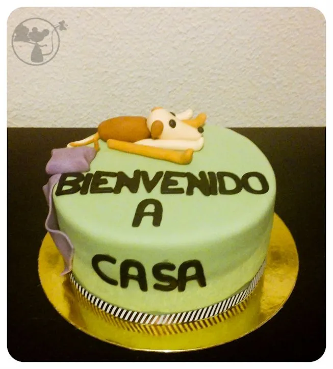 Lara's Cupcakerie: Tarta con galgo