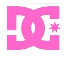 LARGE Pink DC Logo - $4.00 : Buy Vintage Skateboard Stickers Now ...