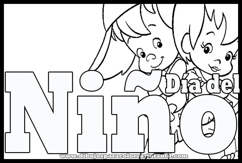 Dibujos para pintar por el dia del niño - Imagui