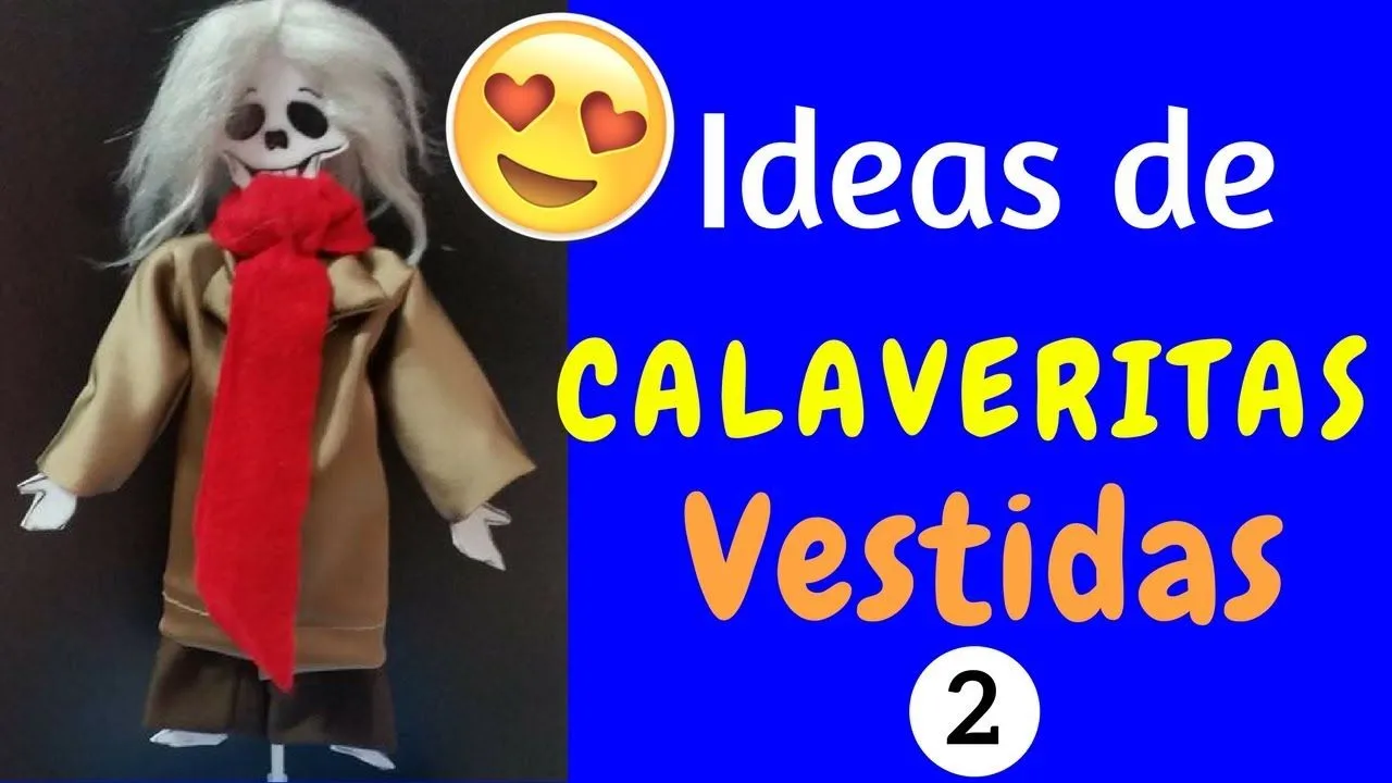 LasTareasCreativas -Ideas Calaveritas Vestidas 2 - YouTube