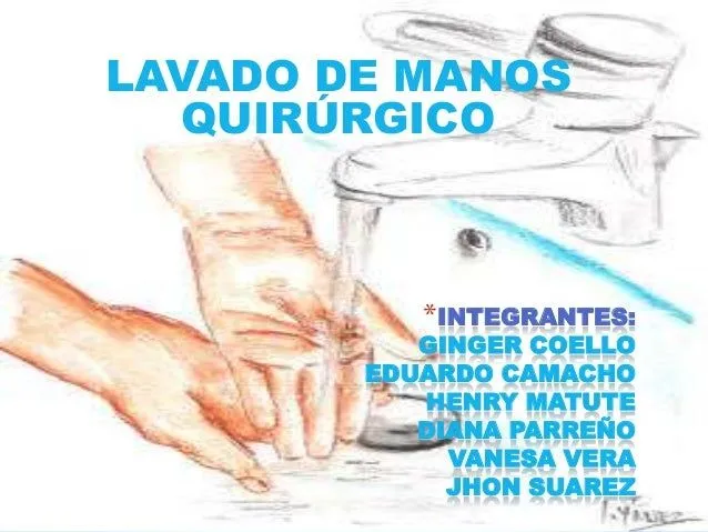 Lavado de manos quirúrgico