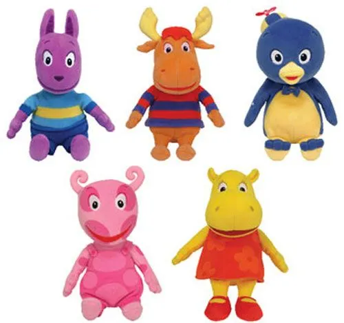 TY Beanie Babies - The BACKYARDIGANS (Set of 5 - Pablo, Tyrone ...