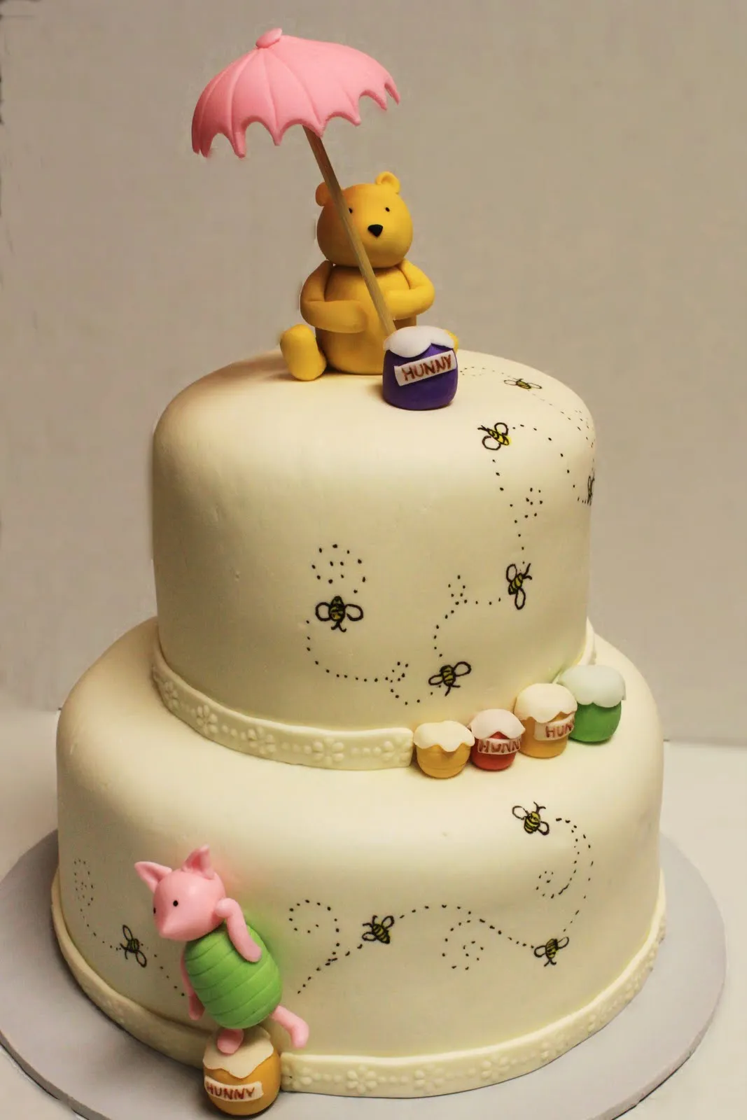 Layers of Love: Winnie the Pooh Shower Cake