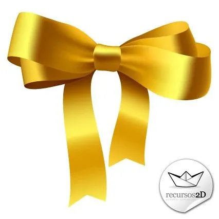 Lazo en vector (Vector Bow Ribbon) | Recursos 2D.com