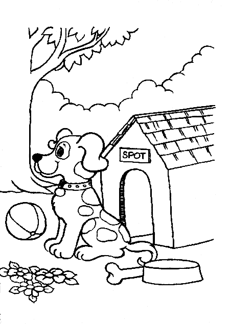 Dog Coloring Pages | Learn To Coloring