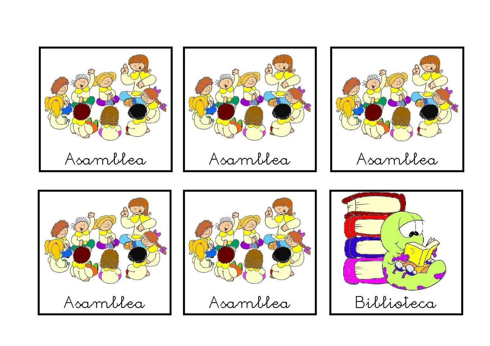 LEARNING IS FUN!: DIBUJOS PARA COMPONER UN HORARIO DE CLASE