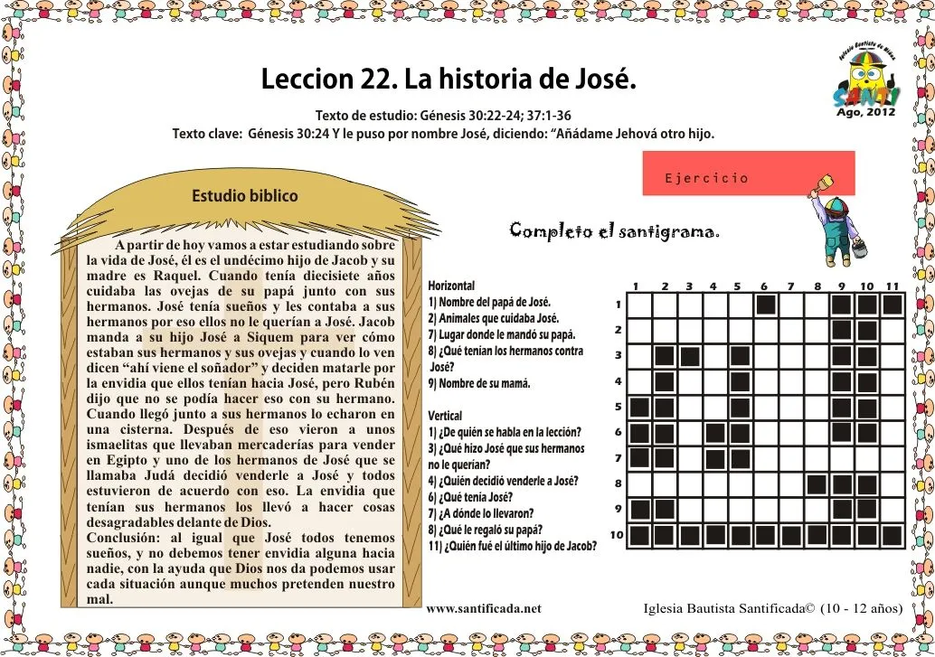 Lección 22. La historia de José | Iglesia de Niños